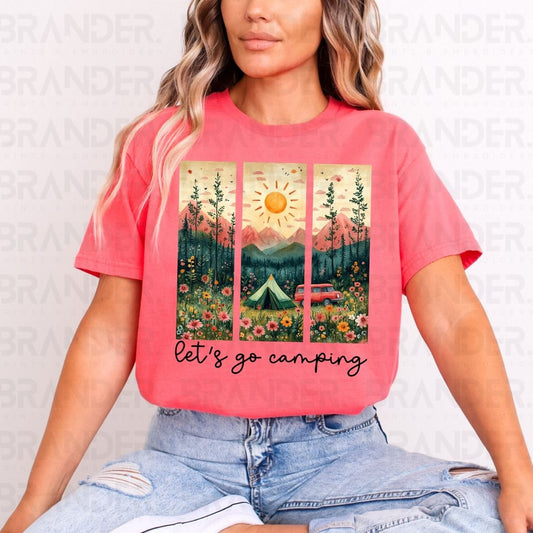 LET'S GO CAMPING - DTF TRANSFER