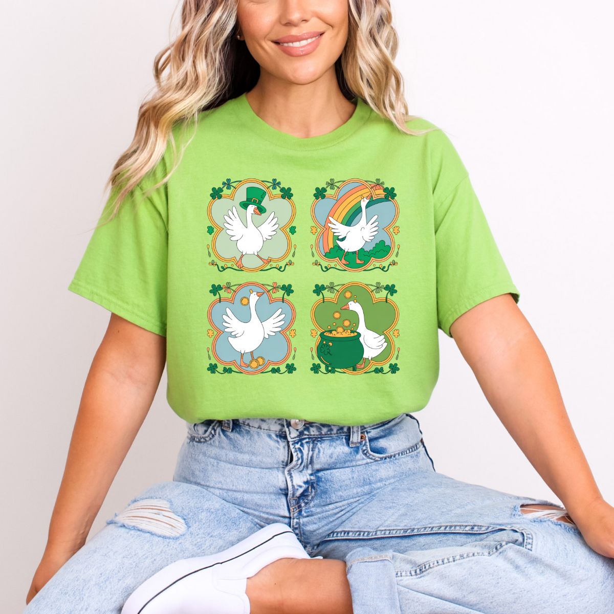 ST PATRICK'S DAY GOOSE FRAMES - DTF TRANSFER