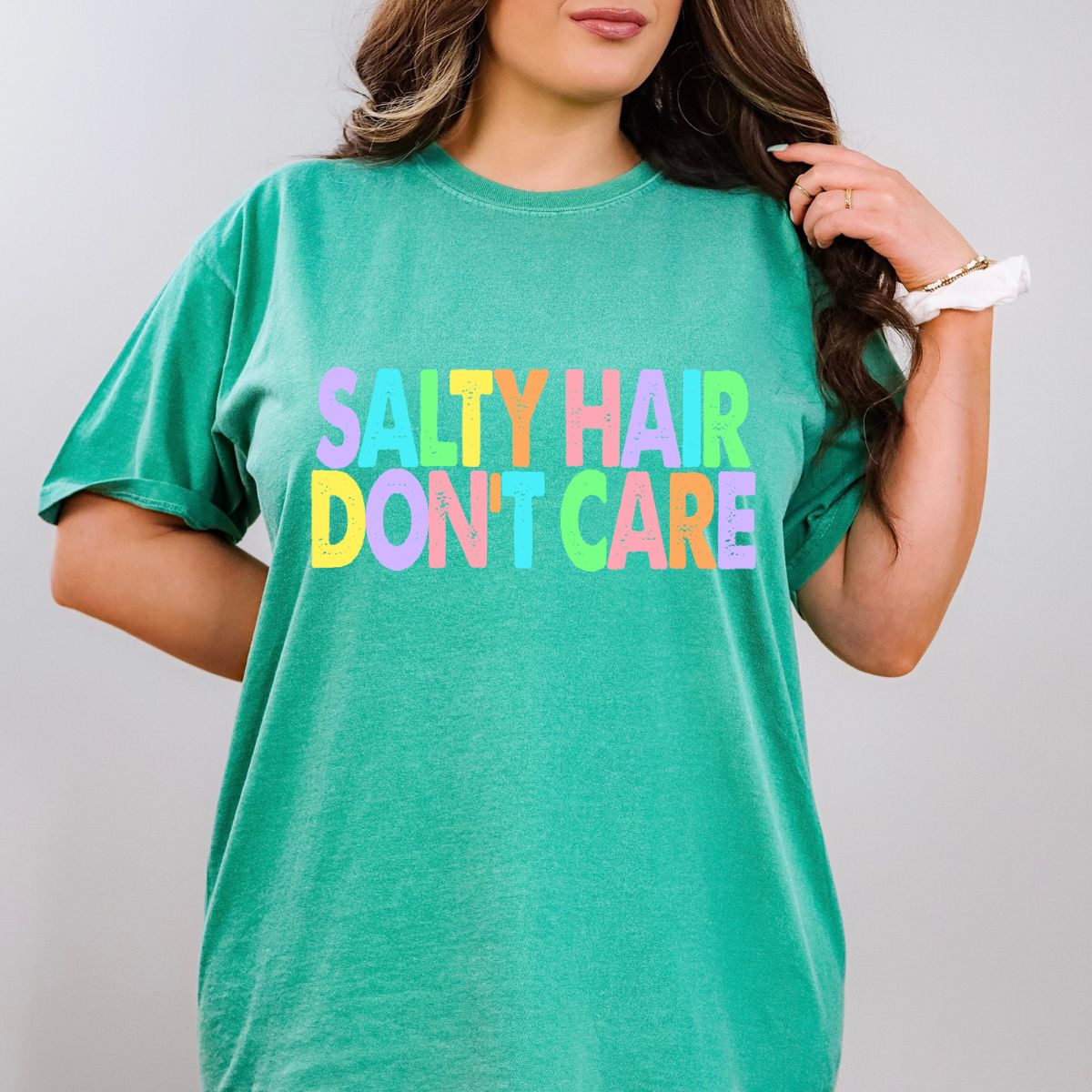 SALTY HAIR DON'T CARE - DTF TRANSFER