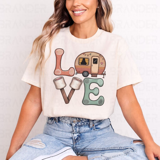 LOVE CAMPING - DTF TRANSFER