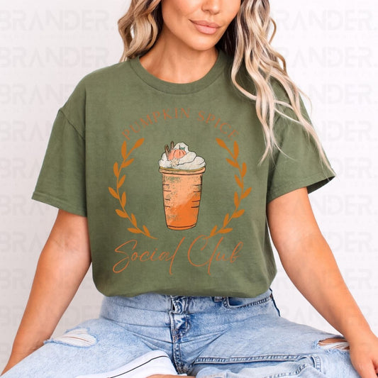 PUMPKIN SPICE SOCIAL CLUB - DTF TRANSFER