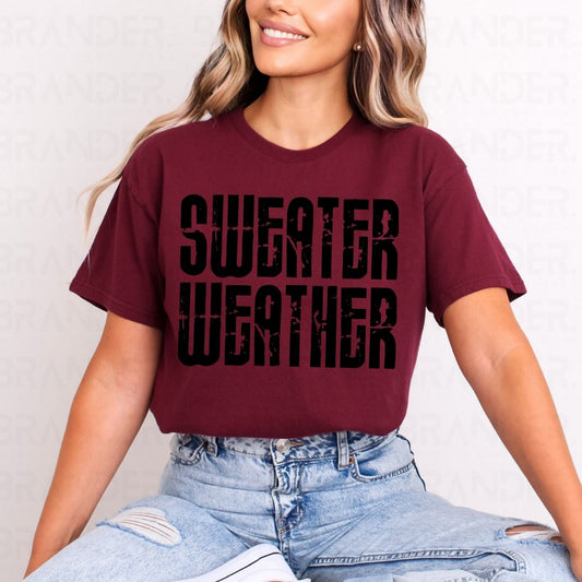 SWEATER WEATHER - DTF TRANSFER