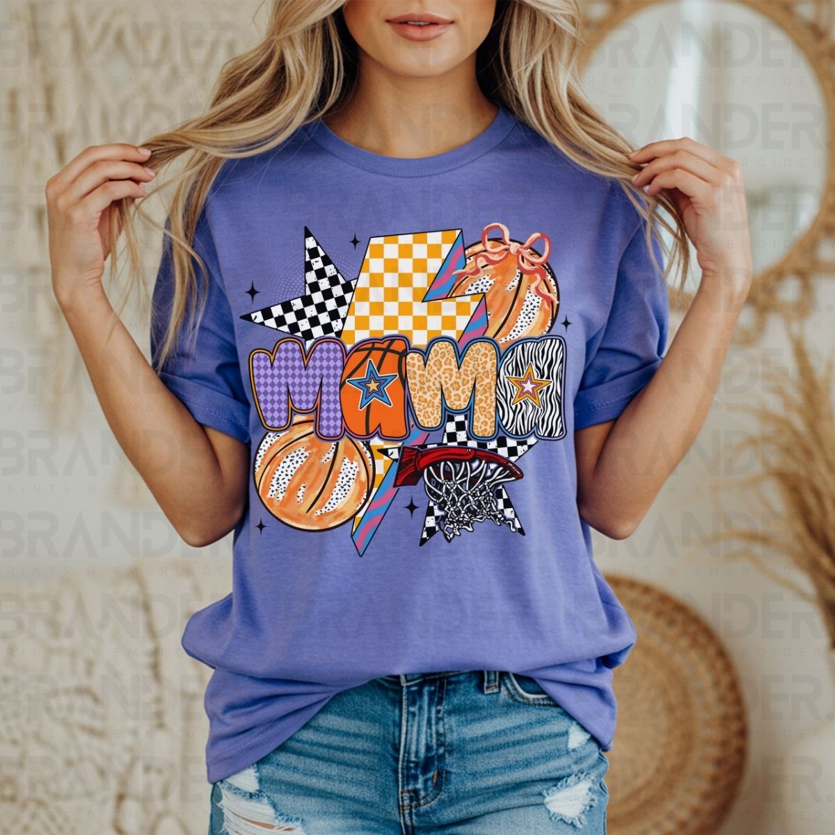 COQUETTE BASKETBALL MAMA - DTF TRANSFER