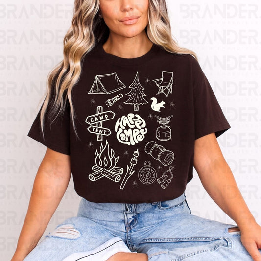 HAPPY CAMPER - DTF TRANSFER