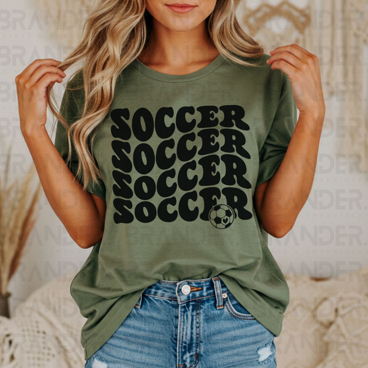 SOCCER STACKED - DTF TRANSFER