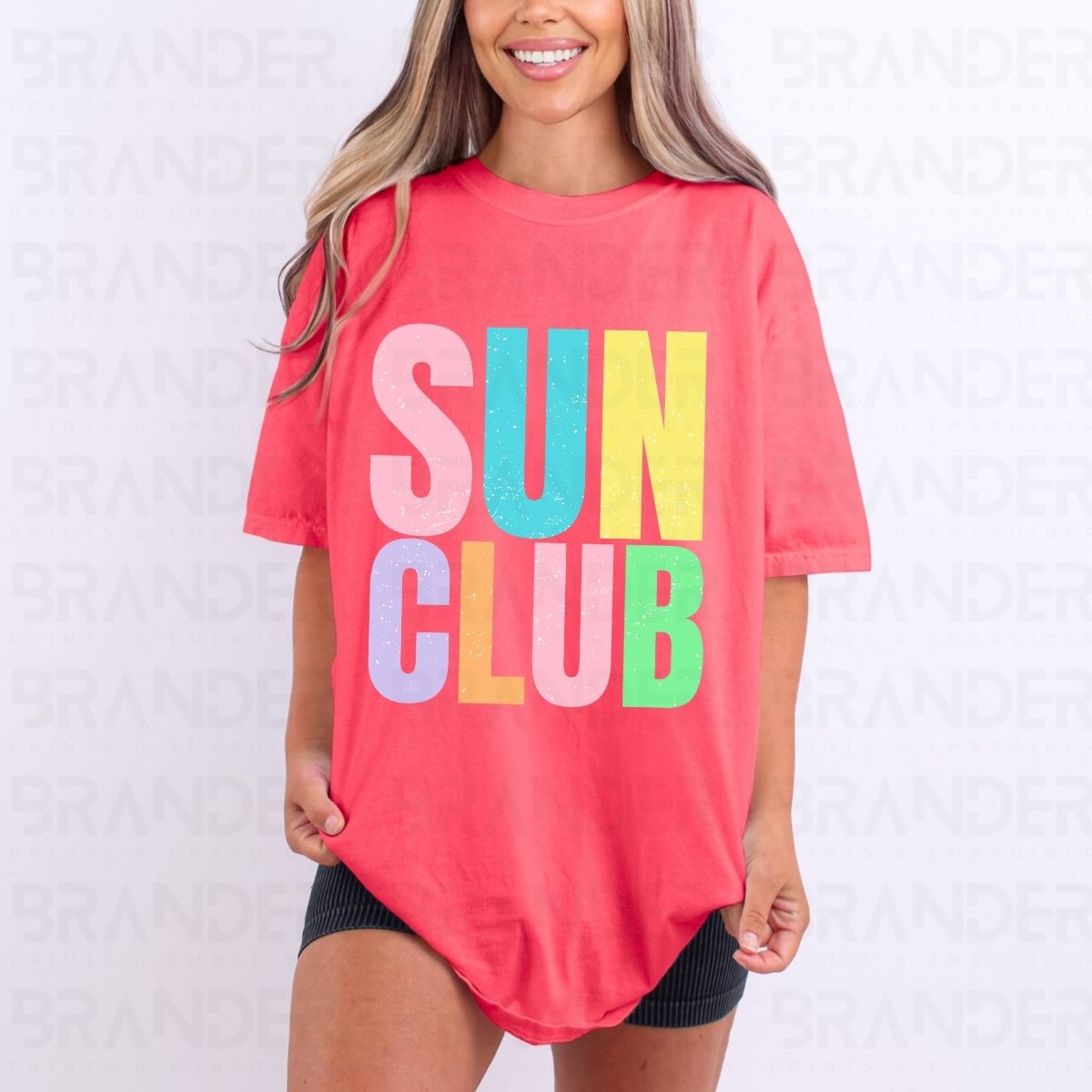 SUN CLUB - *W/GRUNGE* - DTF TRANSFER