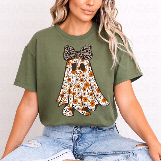 COQUETTE FLORAL GHOST - DTF TRANSFER