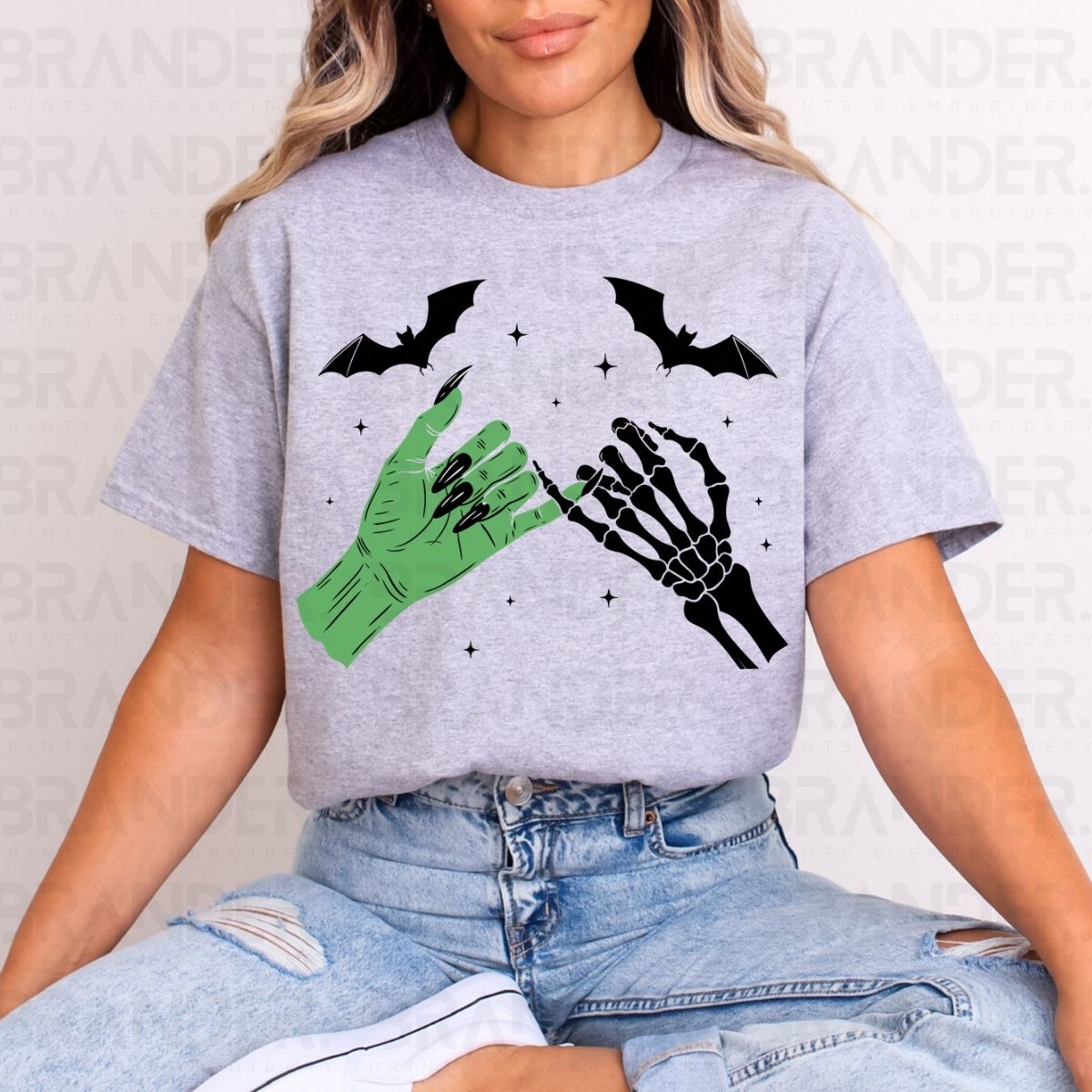 SKELLY WITCH PINKY PROMISE - DTF TRANSFER