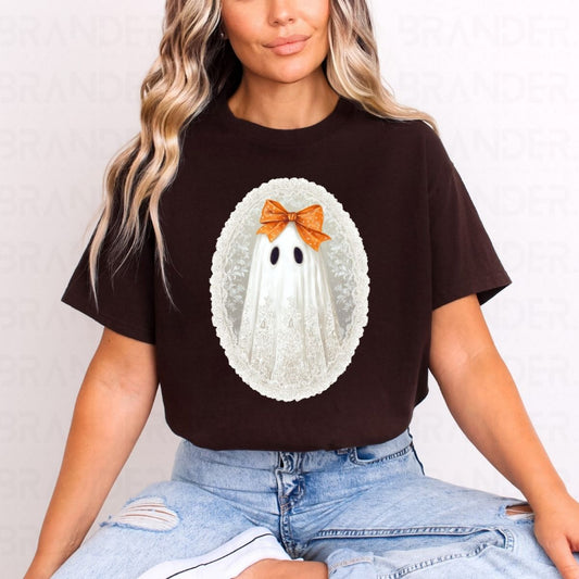 COQUETTE LACE GHOST FRAME *FAUX LACE* - DTF TRANSFER