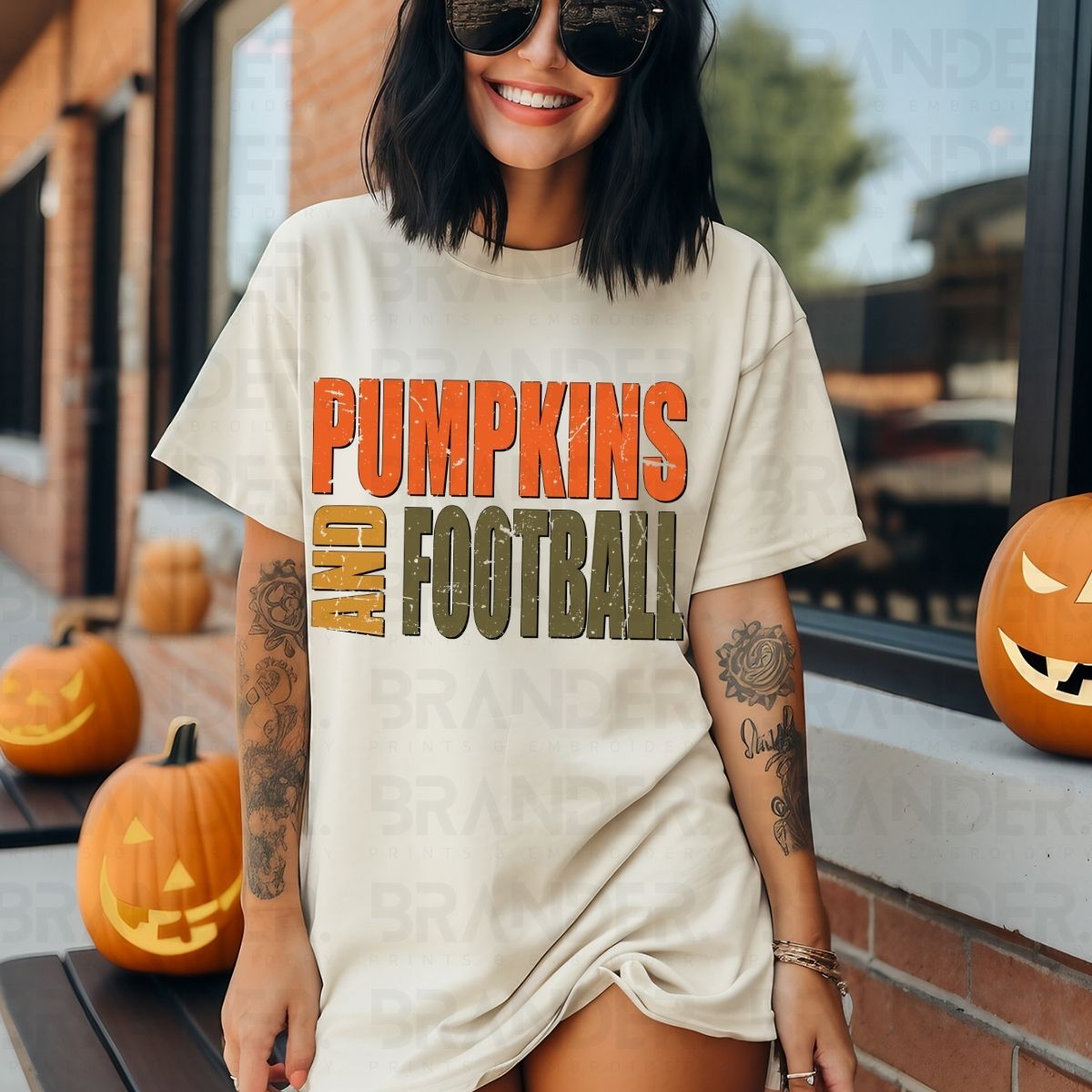 PUMPKINS AND FOOTBALL - DTF TRANSFER