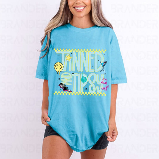 TANNED AND TIPSY - DTF TRANSFER