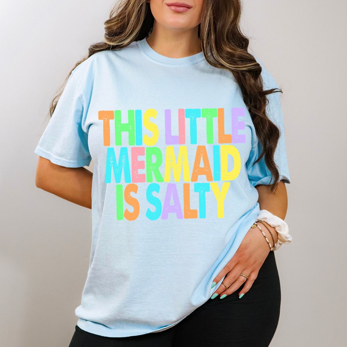 THIS LITTLE MERMAID IS SALTY - DTF TRANSFER