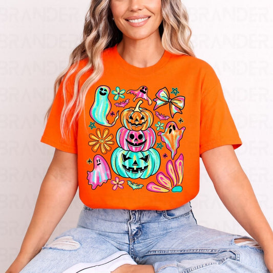 COQUETTE HALLOWEEN DOODLE - DTF TRANSFER