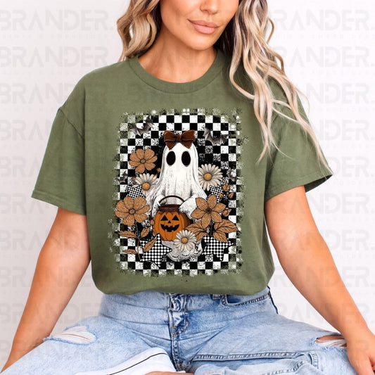 COQUETTE FLORAL GHOST - DTF TRANSFER