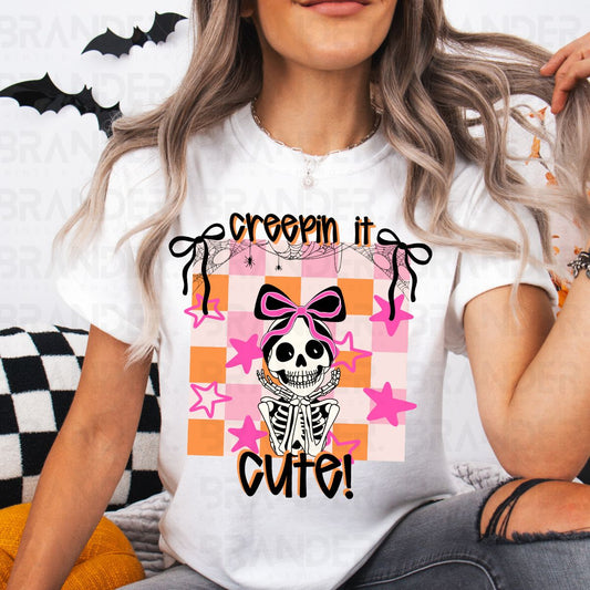 COQUETTE CREEPIN IT CUTE - DTF TRANSFER