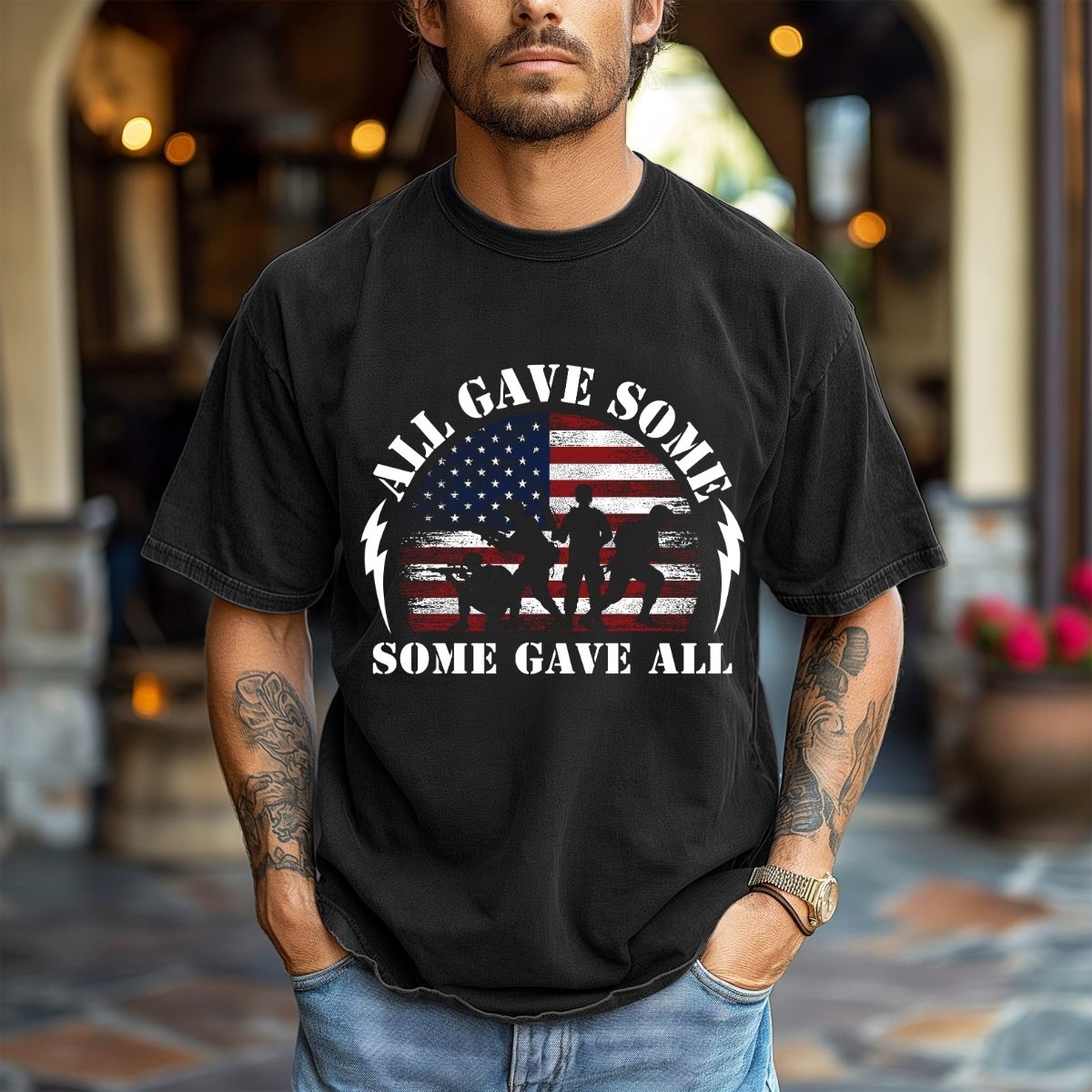 ALL GAVE SOME SOME GAVE ALL - DTF TRANSFER