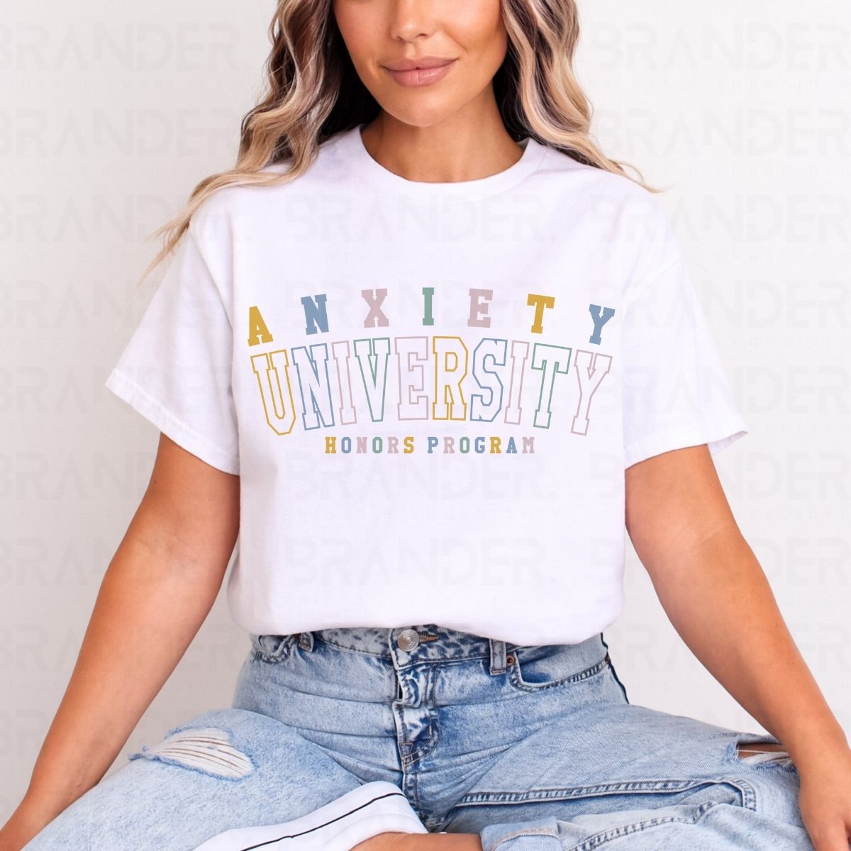ANXIETY UNIVERSITY - DTF TRANSFER