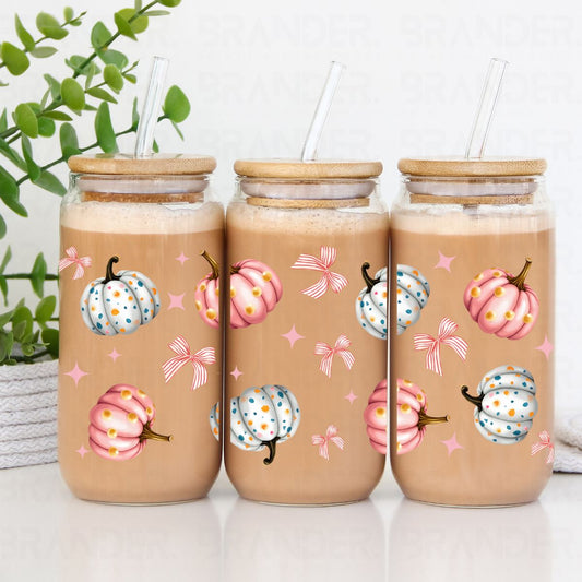COQUETTE PASTEL PUMPKINS - 16 OZ - UVDTF