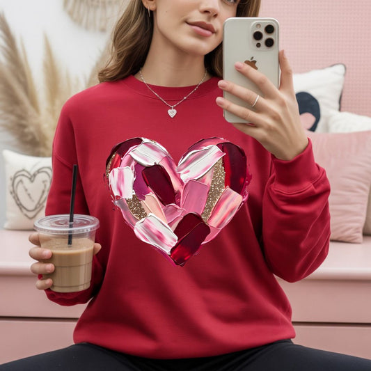 PAINTED HEART - DTF TRANSFER