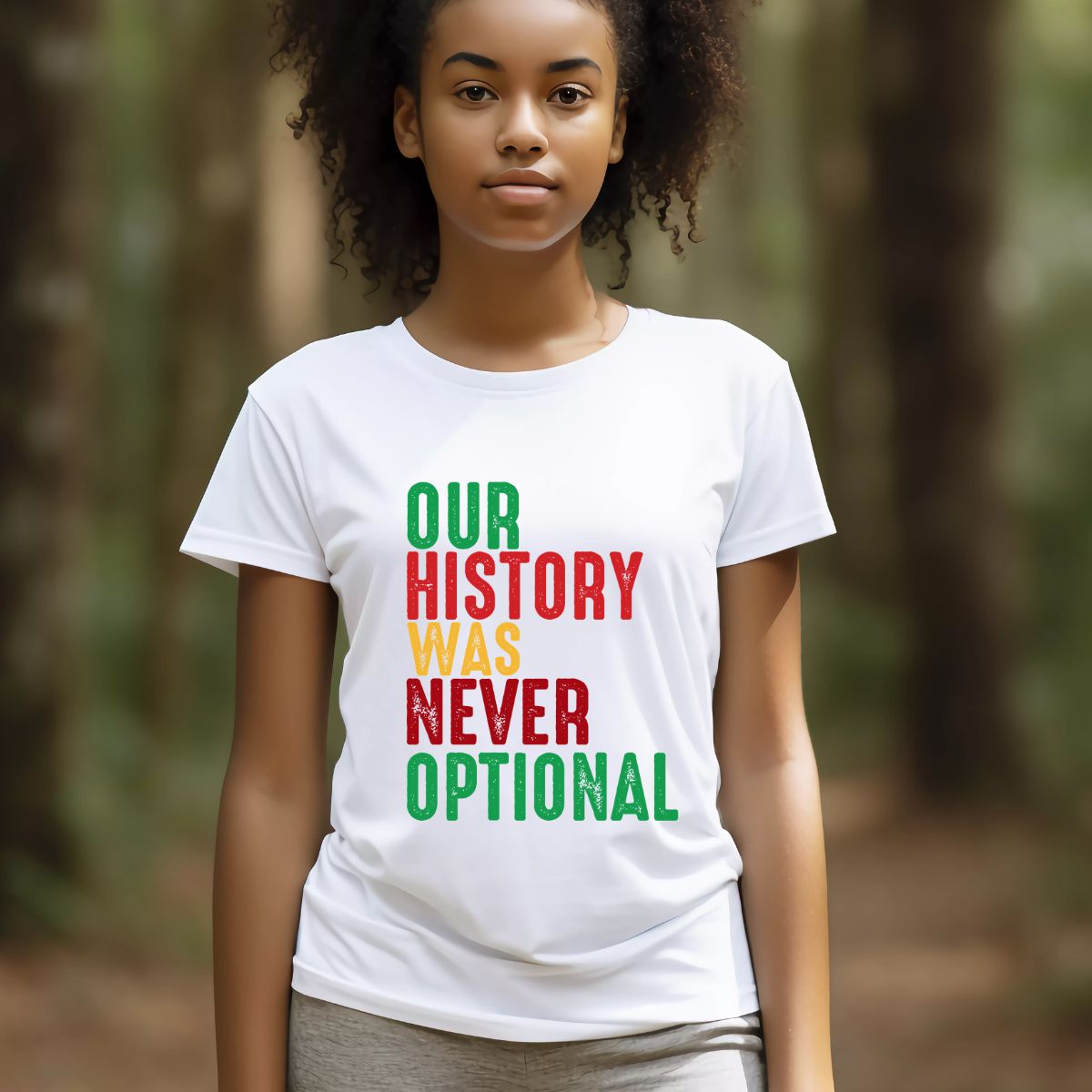 OUR HISTORY WAS NEVER OPTIONAL - DTF TRANSFER