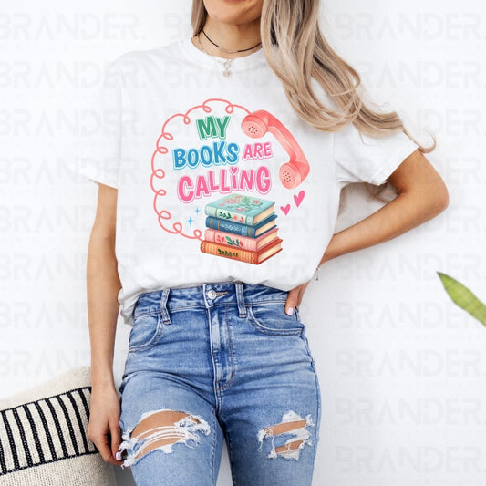 MY BOOKS ARE CALLING - DTF TRANSFER