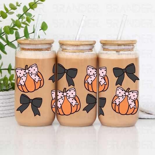 COQUETTE BOWS AND PUMPKINS - 16 OZ - UVDTF