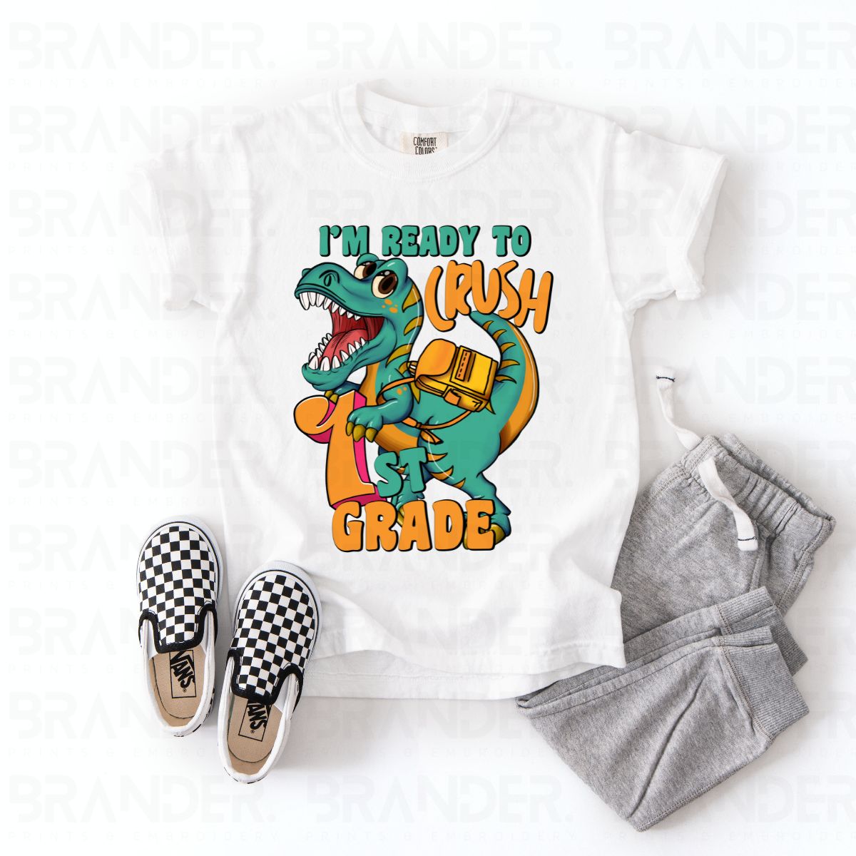 READY TO CRUSH 1ST GRADE - DTF TRANSFER