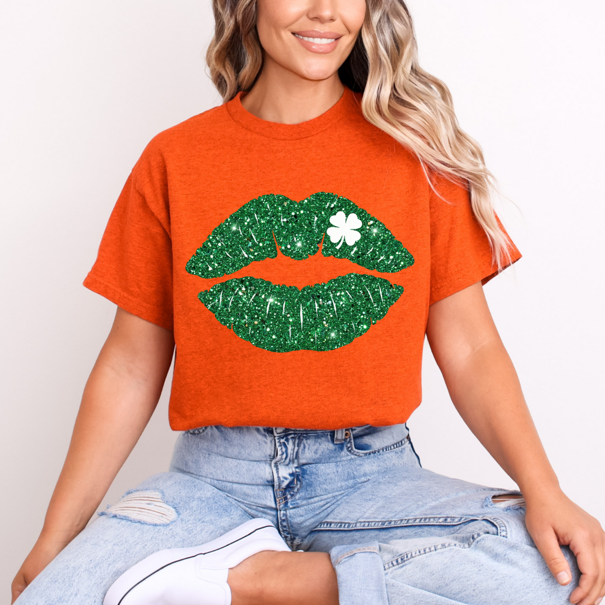 IRISH KISS *FAUX GLITTER* - DTF TRANSFER