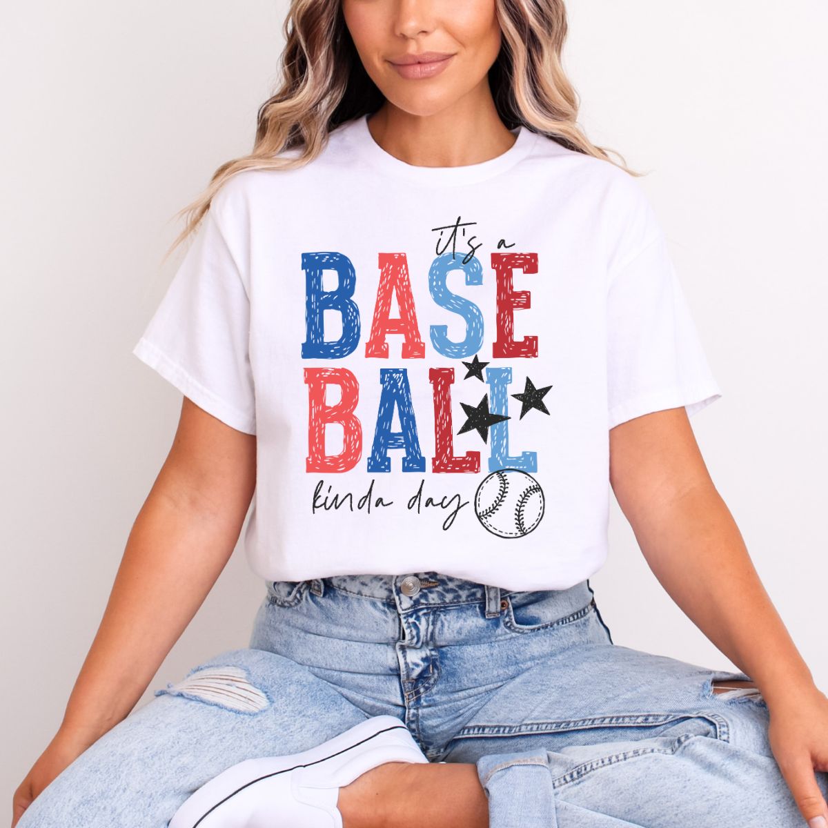 ITS A BASEBALL KINDA DAY - DTF TRANSFER