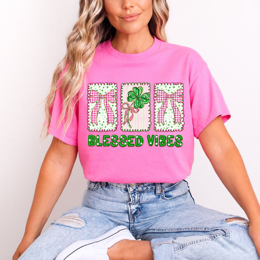 COQUETTE BLESSED VIBES - DTF TRANSFER