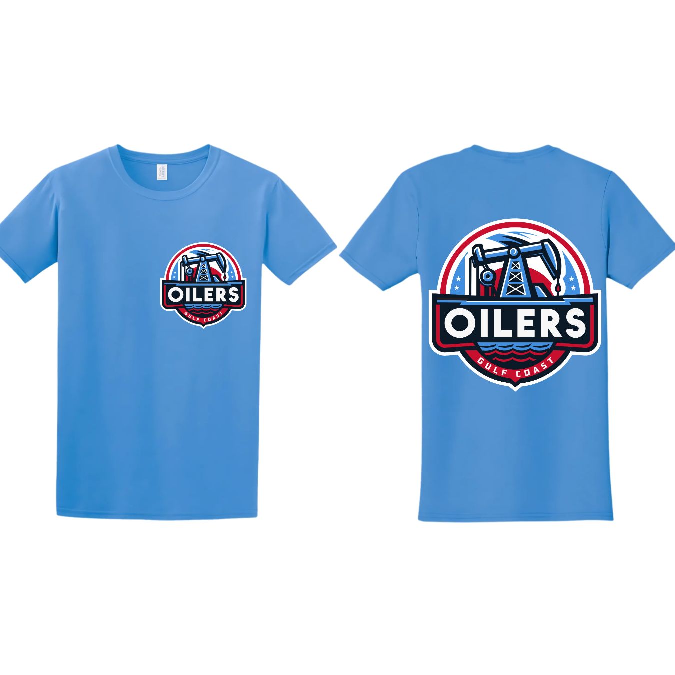 OILERS - POCKET + BACK GRAPHIC T-SHIRT