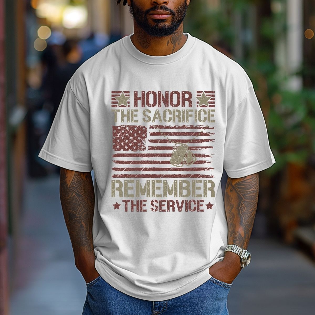 HONOR THE SACRIFICE - DTF TRANSFER