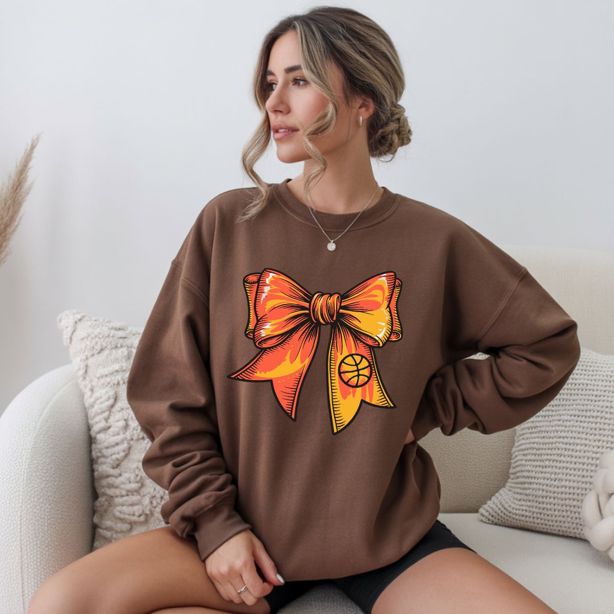 COQUETTE BASKETBALL BOW - DTF TRANSFER