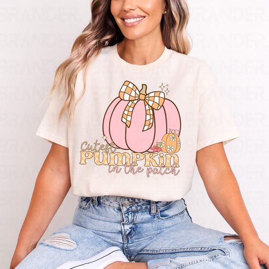 COQUETTE CUTEST PUMPKIN IN THE PATCH - DTF TRANSFER