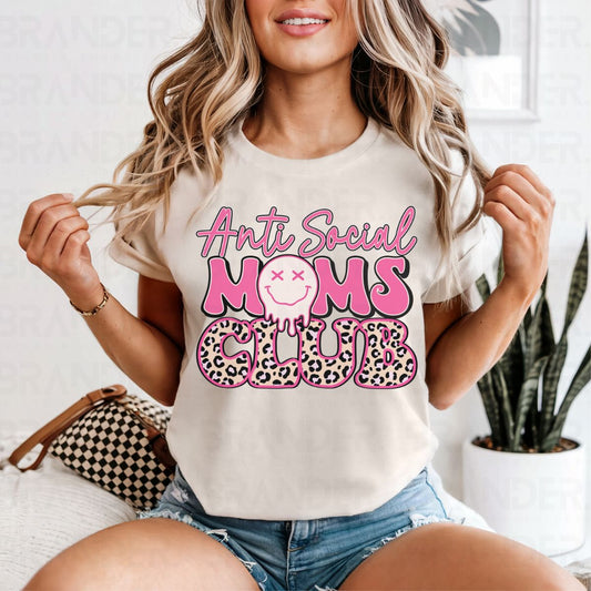 ANTI SOCIAL MOMS CLUB - COMPLETED TEE