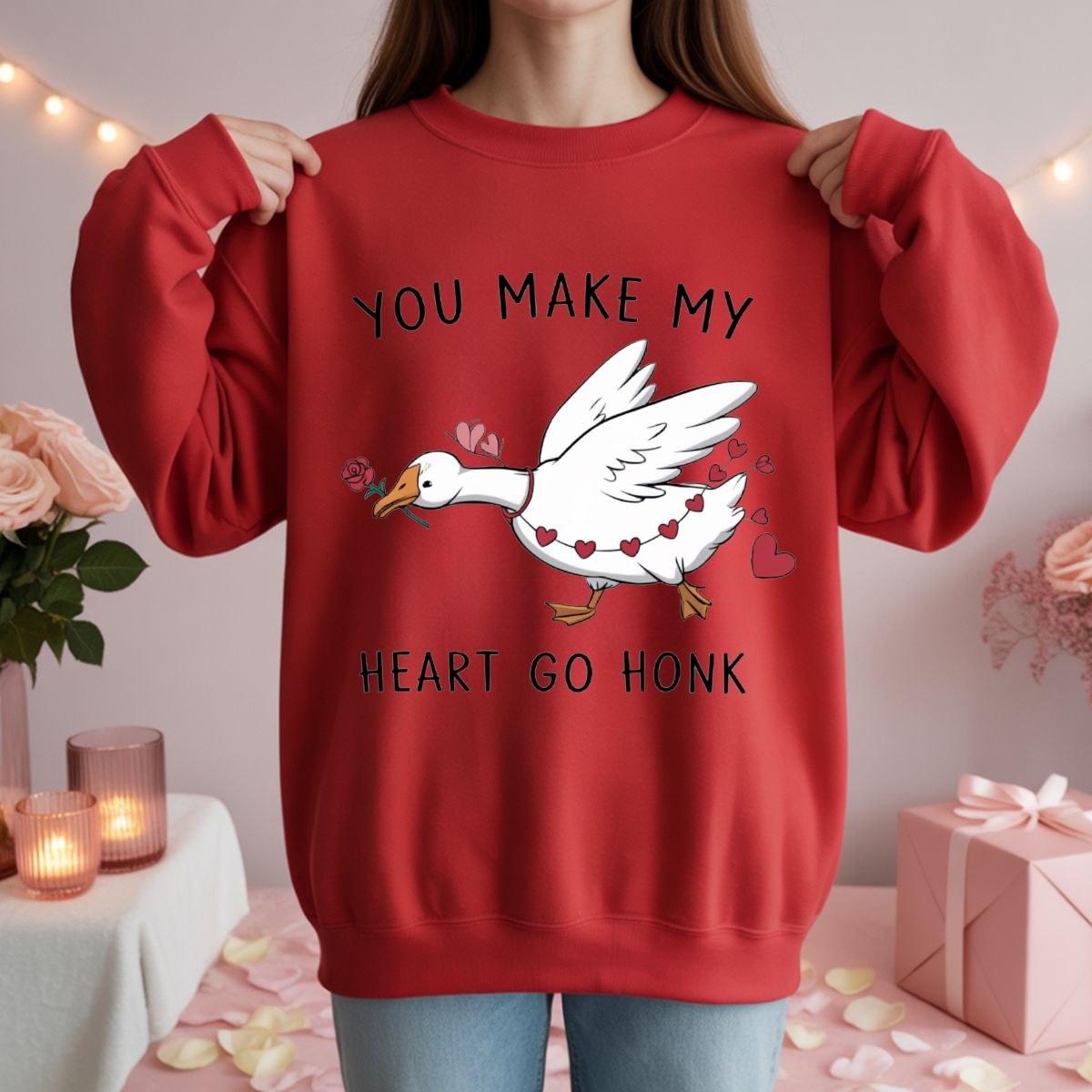 YOU MAKE MY HEART GO HONK - DTF TRANSFER