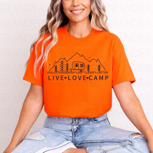 LIVE LOVE CAMP - DTF TRANSFER