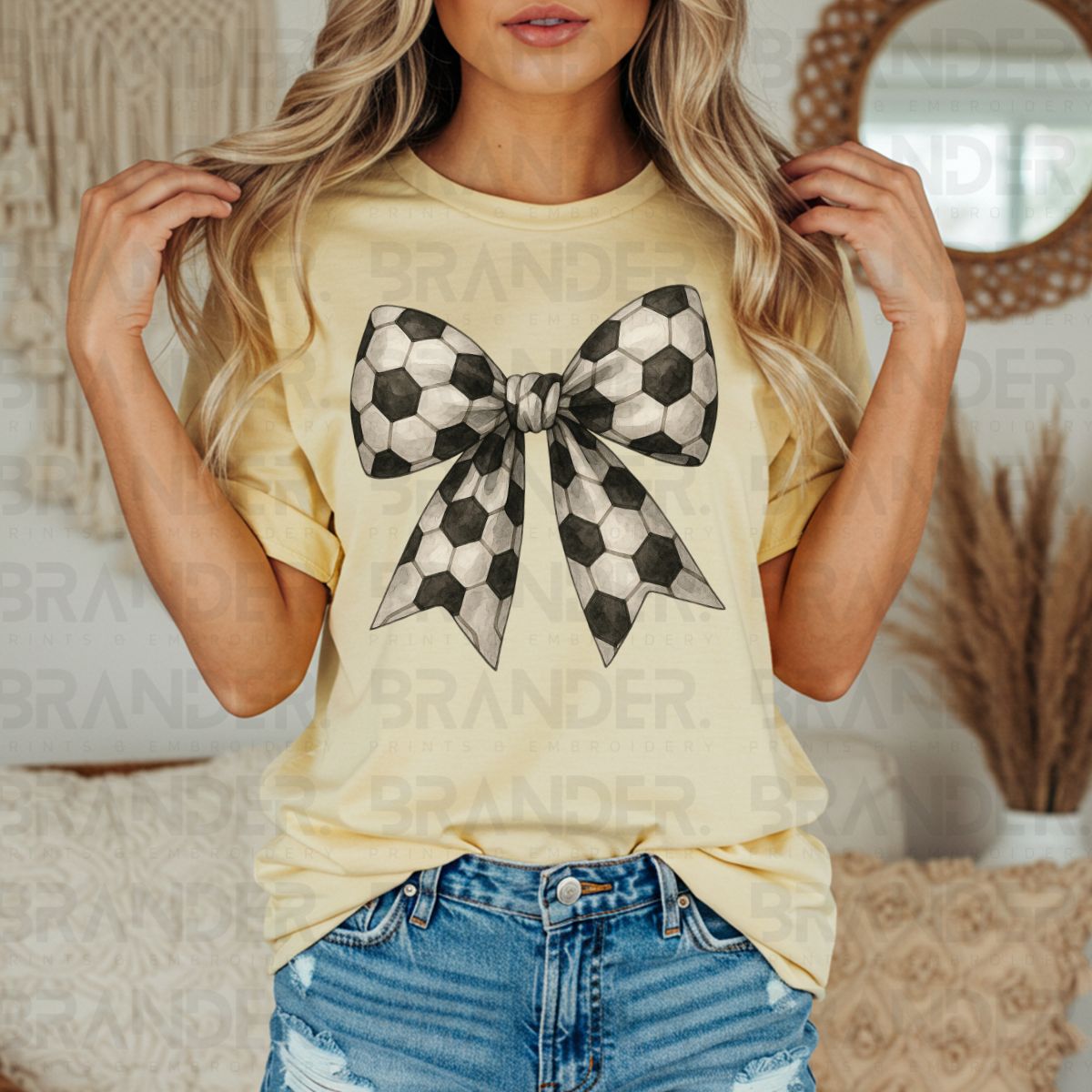 COQUETTE SOCCER BOW - DTF TRANSFER