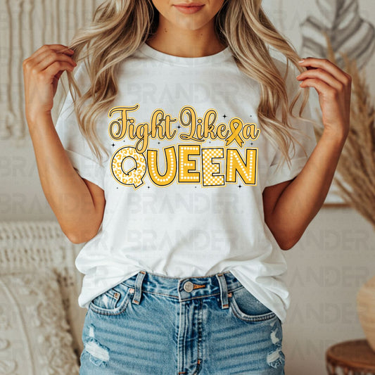 FIGHT LIKE A QUEEN - DTF TRANSFER