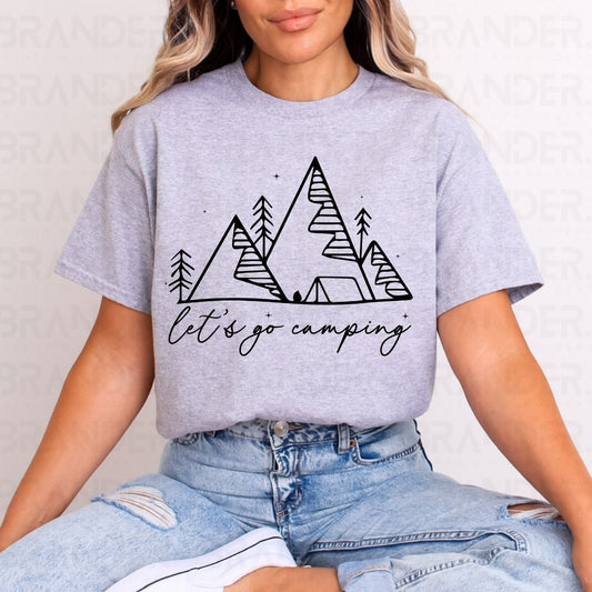 LET'S GO CAMPING - DTF TRANSFER