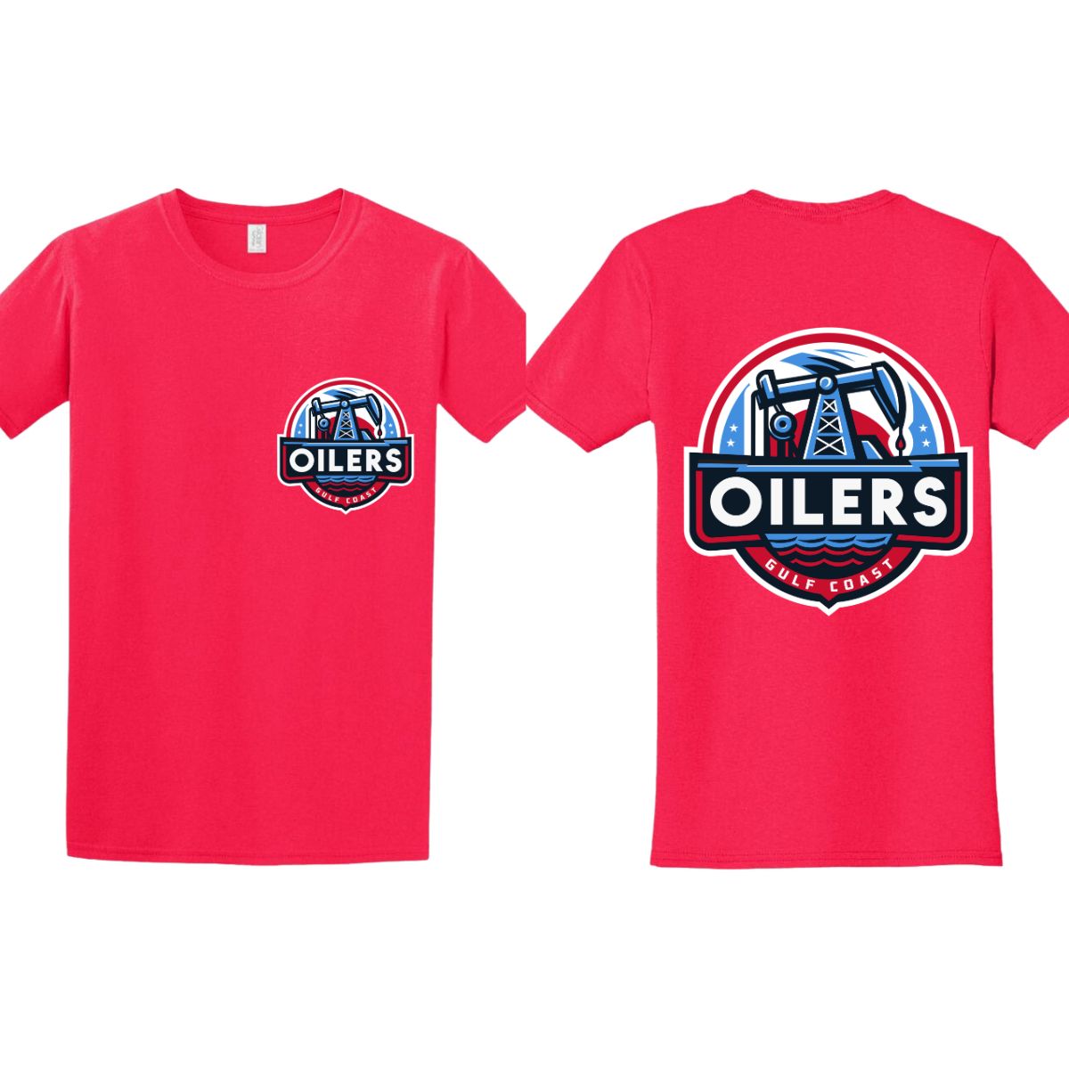 OILERS - POCKET + BACK GRAPHIC T-SHIRT