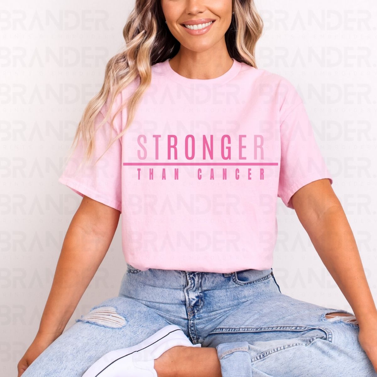 STRONGER THAN CANCER - DTF TRANSFER