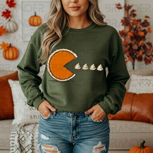 PUMPKIN PIE CHASHING WHIPPED CREAM - DTF TRANSFER