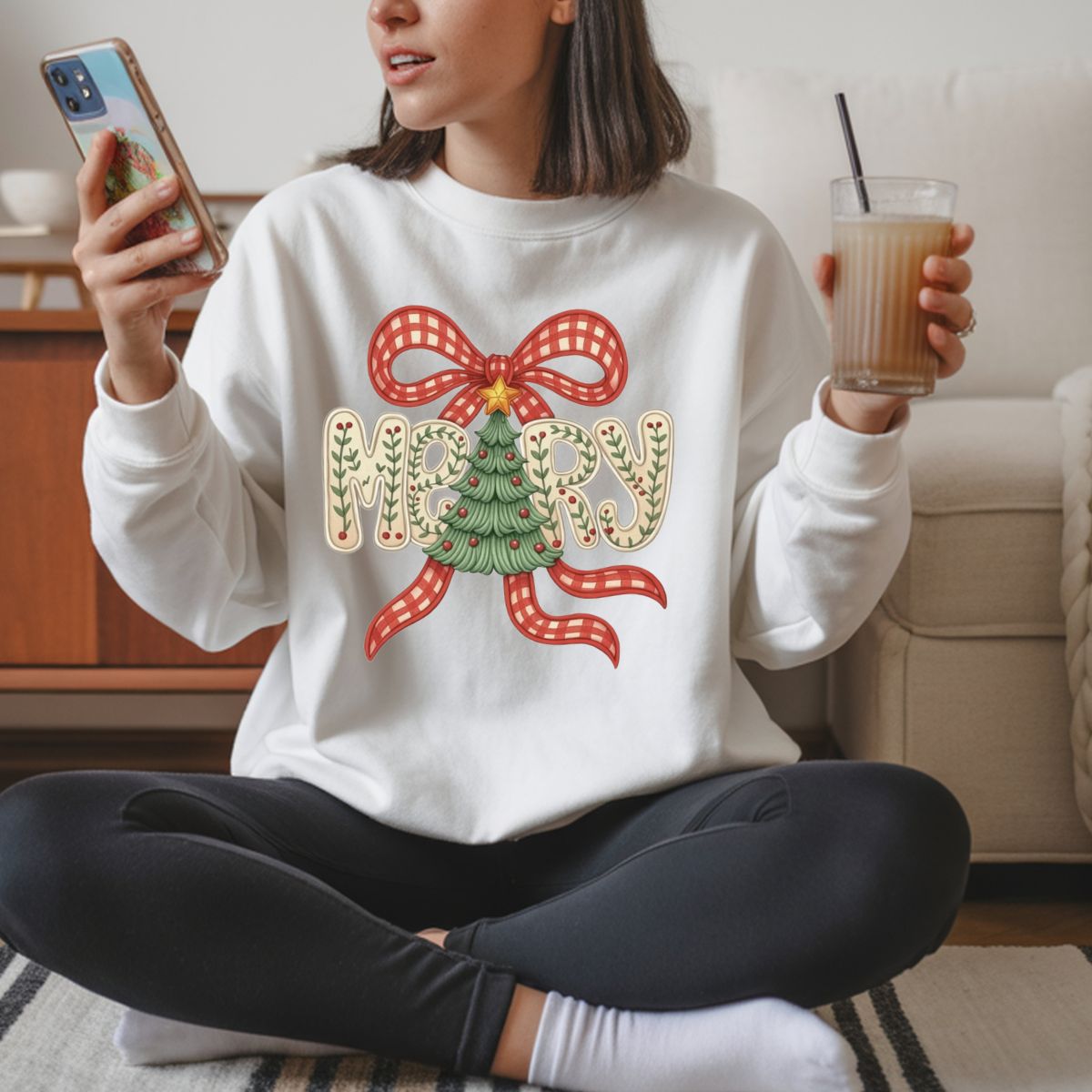 COQUETTE MERRY *FAUX YARN* - DTF TRANSFER