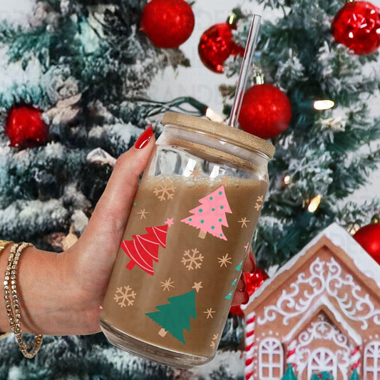 CHRISTMAS TREES - 16 OZ - UVDTF