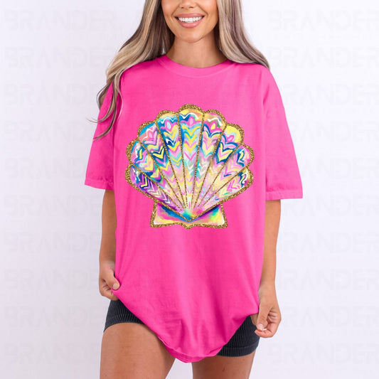 PREPPY CLAM SHELL - DTF TRANSFER