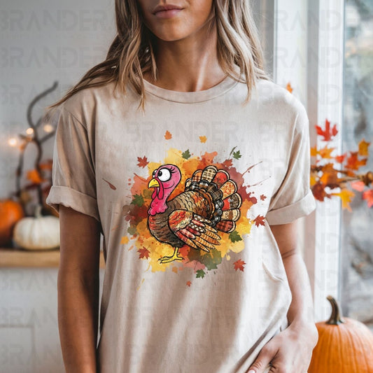 PAINT SPLATTER TURKEY - DTF TRANSFER
