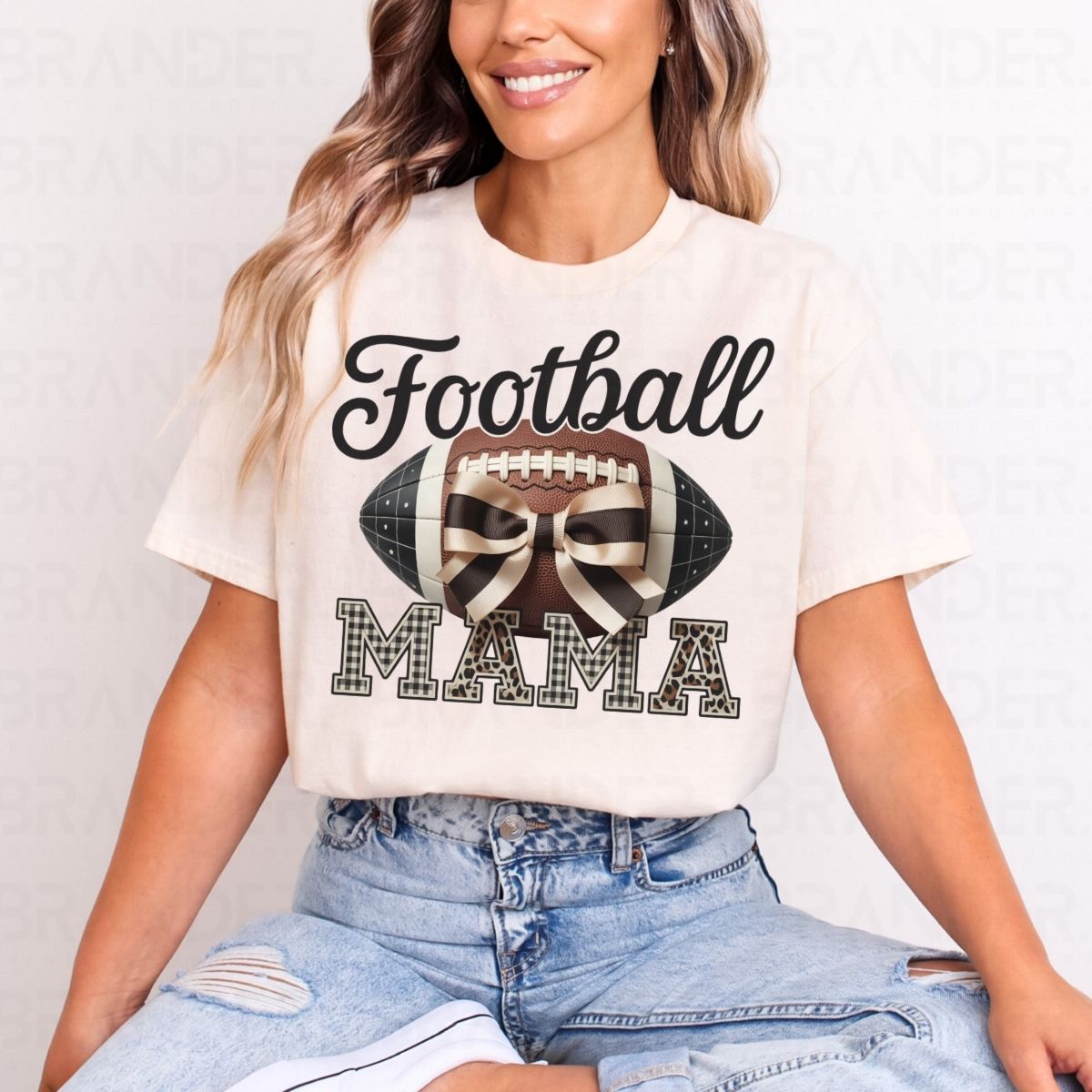 COQUETTE FOOTBALL MAMA - DTF TRANSFER