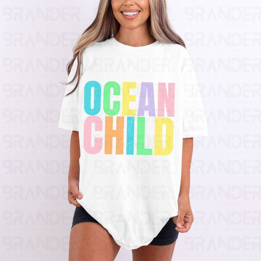 OCEAN CHILD - *W/GRUNGE* - DTF TRANSFER