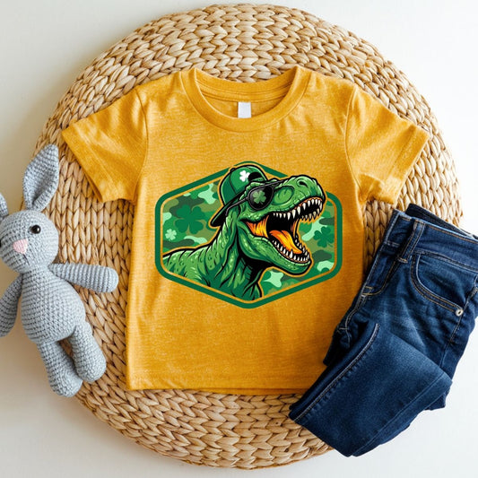 ST PATRICKS DAY T REX - DTF TRANSFER